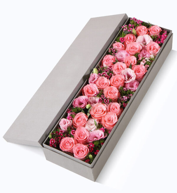 鮮花花盒, 鮮花盒, 盒裝鮮花 -ref05a