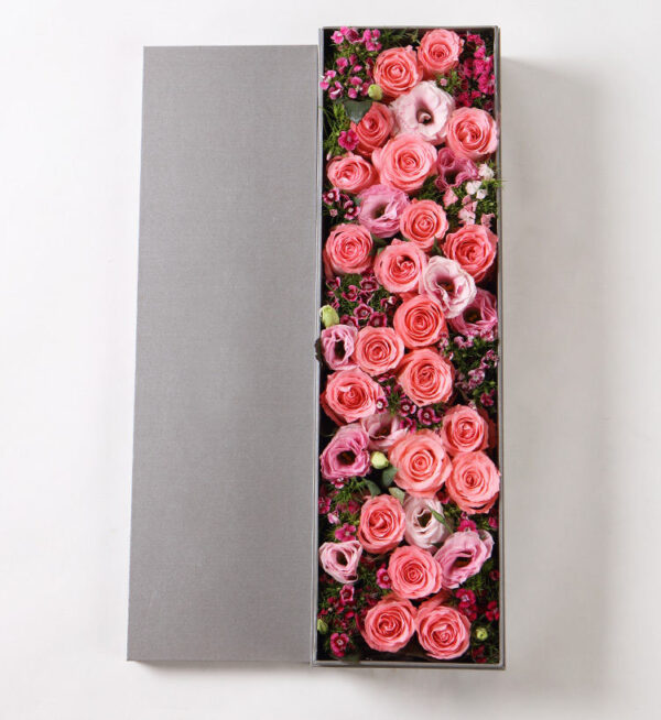 鮮花花盒, 鮮花盒, 盒裝鮮花 -ref05b